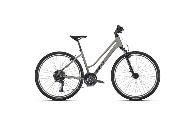 Hybridcykel Superior BLOX 6.0 MS Gloss Dark Chrome