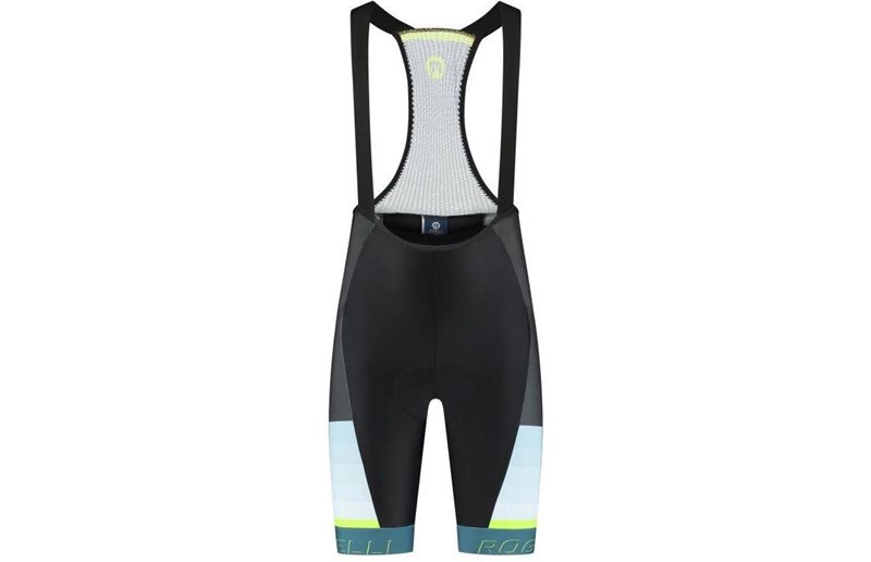 Cykelbyxor Rogelli Hero II Bib Short Men Black/Blue/Lime