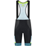 Pyöräilyhousut Rogelli Hero II Bib Short Men Black/Blue/Lime