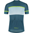 Pyöräilypaita Rogelli Hero II Jersey SS Men Black/Blue/Lime