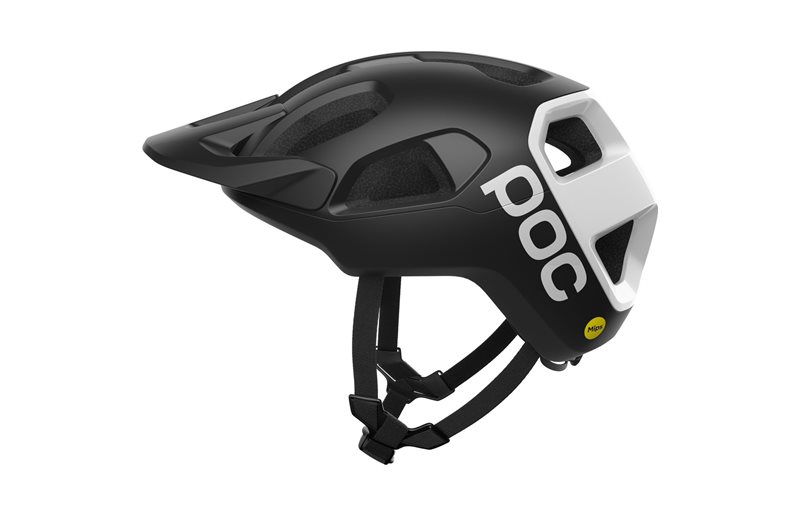 Cykelhjälm POC Cularis MIPS Uranium Black Matt/Hydrogen White