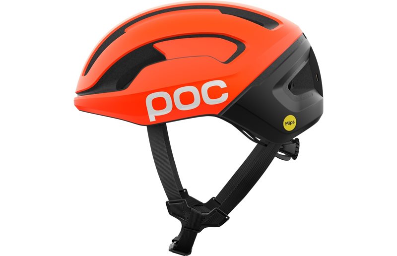 Cykelhjälm POC Omne Beacon MIPS Fluorescent Orange Matt/Uranium Black