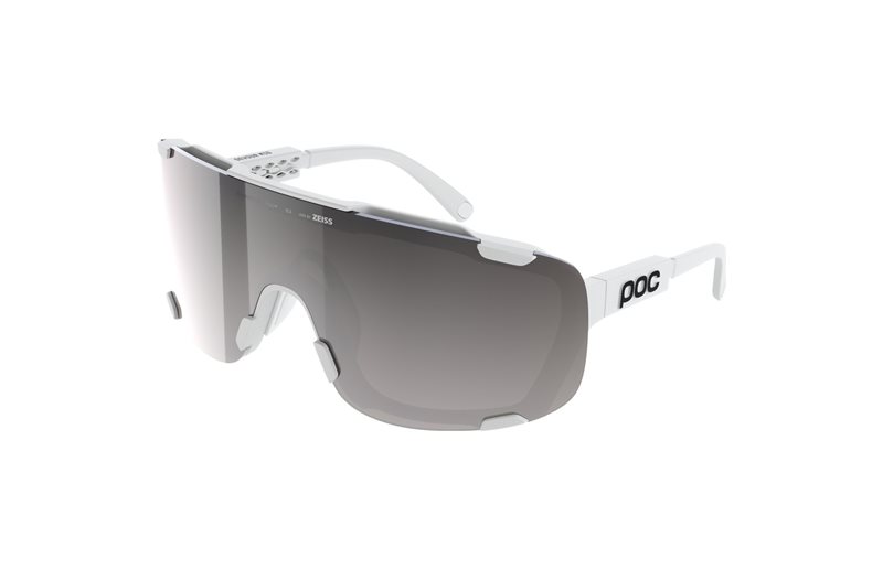 Cykelglasögon POC Devour Mid Hydrogen White/Clarity Road/Sunny Silver