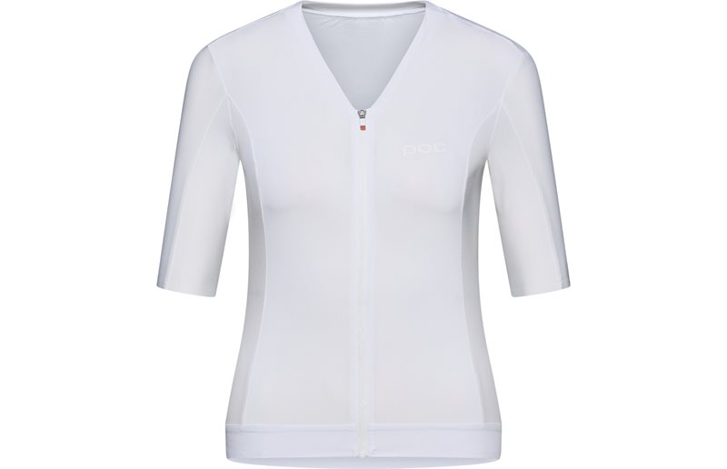 Cykeltröja POC W's Raceday S/S Jersey Hydrogen White