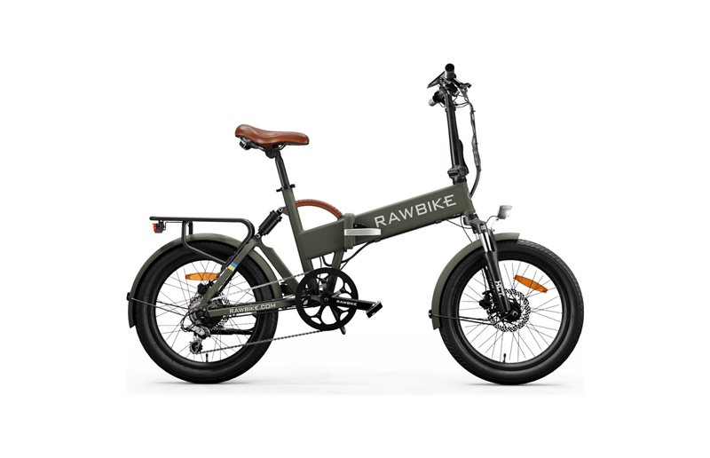 Elsykkel RAWBIKE City 250W Camo Green