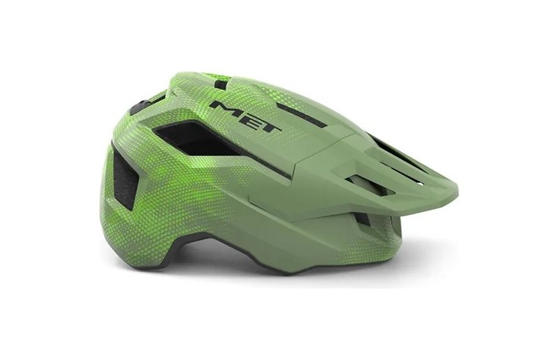 Cykelhjälm MET Shelter Youth Green Lime Matt