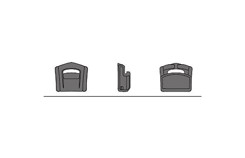 Reservedele MET Strap Divider For Eldar, Crossover, Crackerjack Black