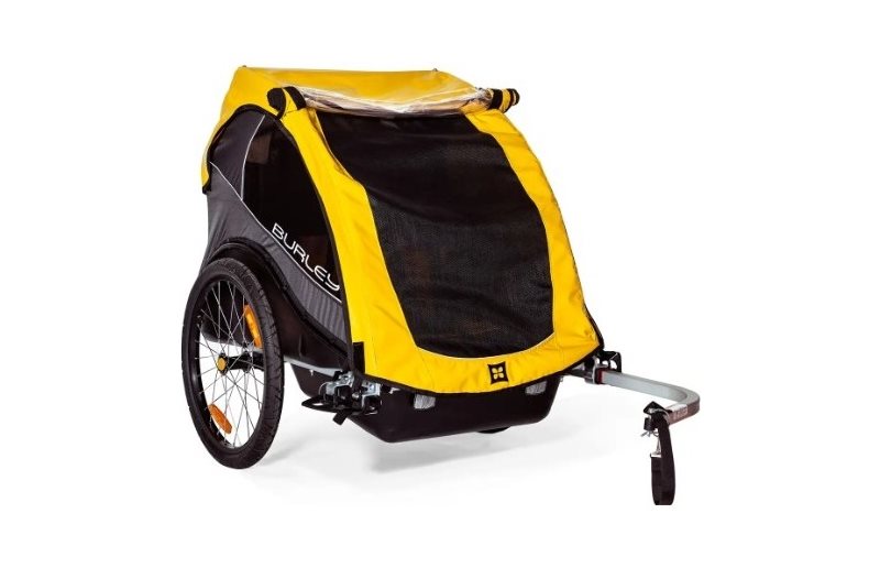 Cykelvagn Burley Kids Trailer Rental Cub Yellow/Black