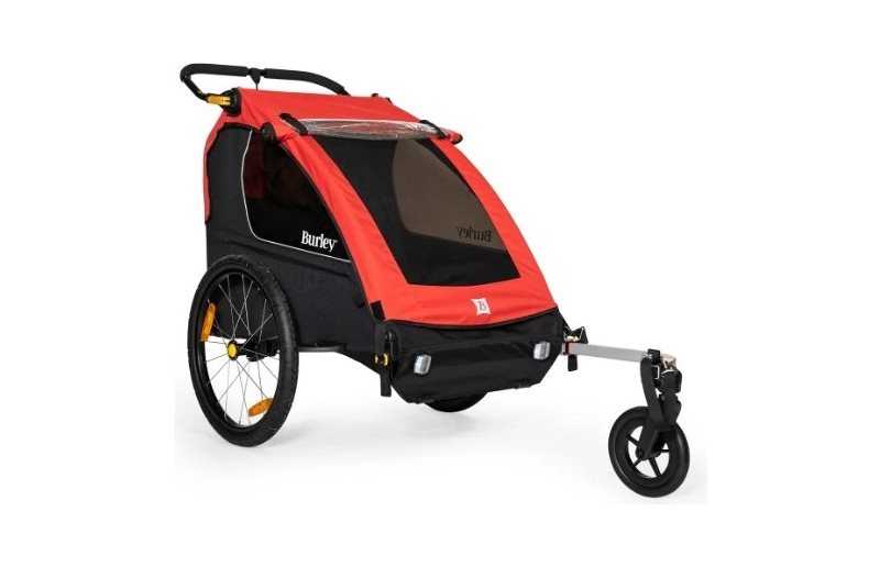 Cykeltrailer Burley Kids Trailer Honey Bee Red/Black