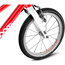 Barncykel Woom Go 3 Automagic Woom Red 16"