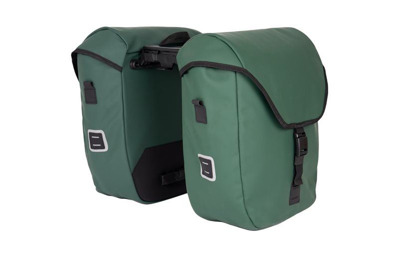 Cykelväska Pakethållare Atran Velo Commuter Side Set för AVS Side 2x26L Matt Green