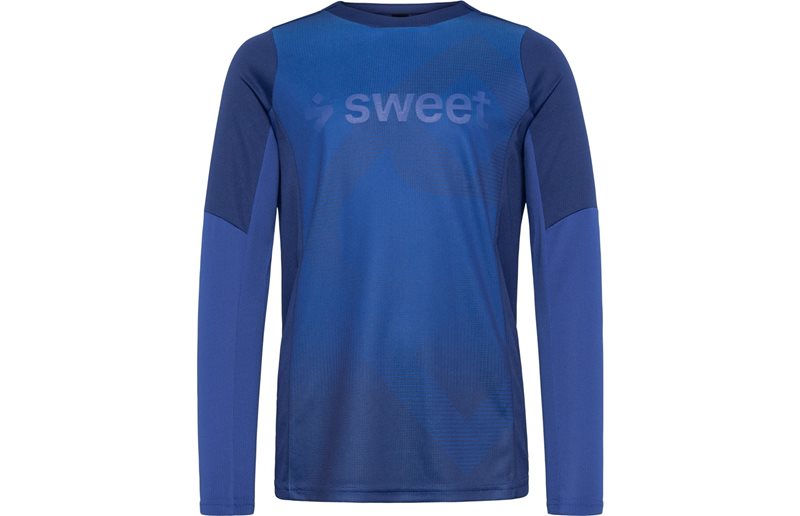 Cykeltröja Sweet Protection Hunter II Trail Long Sleeve Jr Blue Depths