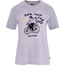 Cykeltröja Fjällräven Hoja Iväg T-shirt W Lavender Mist