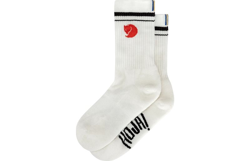 Cykelstrumpor Fjällräven Hoja Socks Eggshell