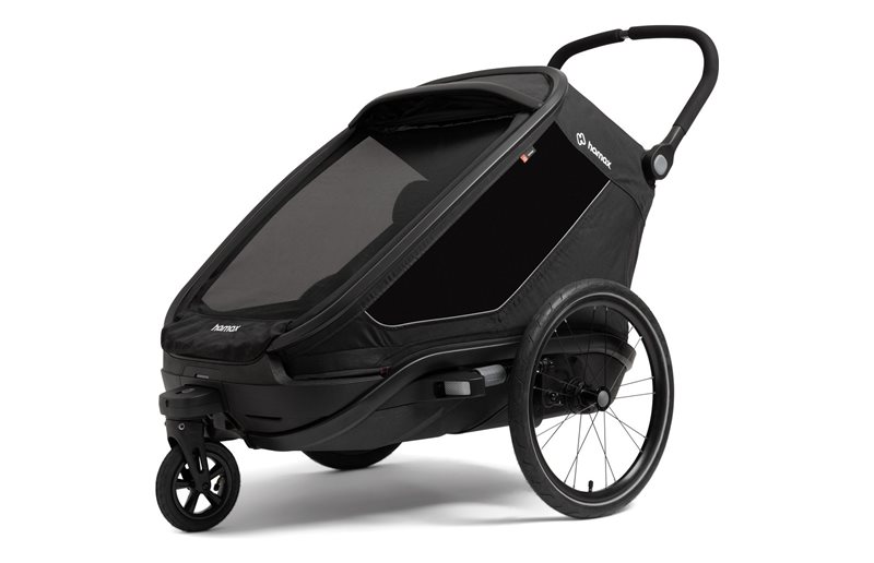 Cykelvagn barn Hamax Outback Next Double Bicycle Trailer Black