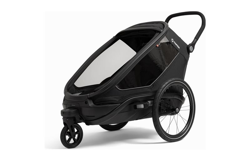 Sykkelvogn barn Hamax Outback Next Single Bicycle Trailer Black