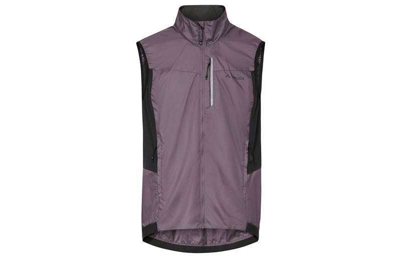 Cykelväst Vaude Men's Kuro Air Vest Purple Ash