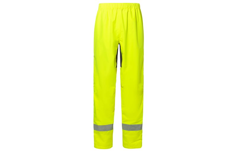 Cykelbyxor Vaude Men's Luminum Rain Pants Neon Yellow