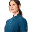 Cykeltröja Vaude Women's Adlux HZ Shirt Shore Blue
