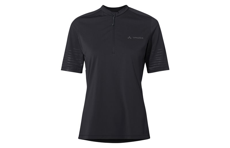Pyöräilypaita Vaude Women's Qimsa Pro HZ Shirt Black