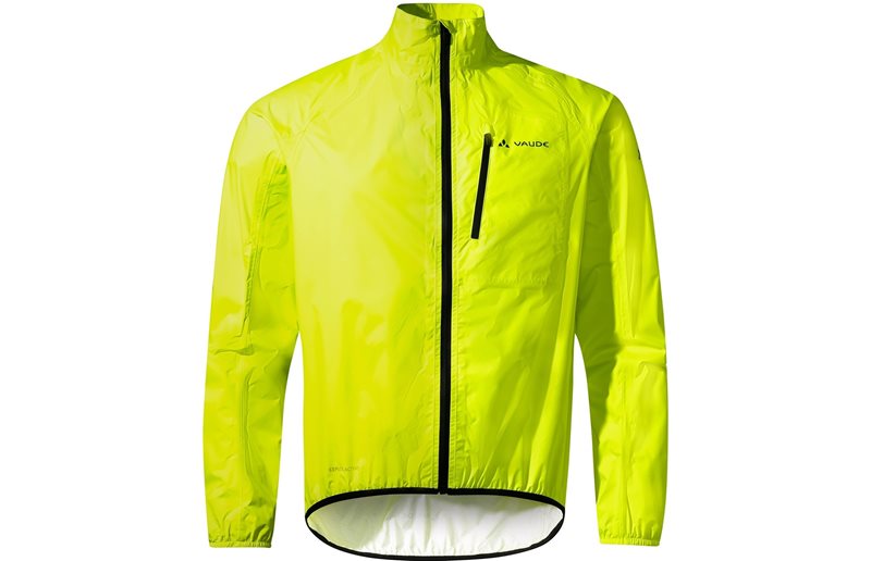 Cykeljacka Vaude Men's Drop Jacket III Neon Yellow