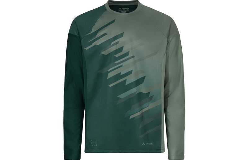 Cykeltröja Vaude Men's Moab LS T-Shirt VI Deep Pond
