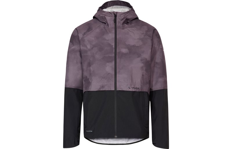 Cykeljacka Vaude Men's Loamer Rain Jacket Purple Ash
