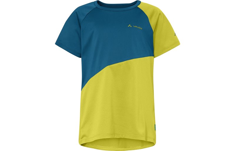 Cykeltröja Vaude Kids Moab T-Shirt II Light Leaf