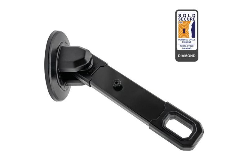 Tillbehör cykellås HIPLOK AX1000 Wall/floor lock Black