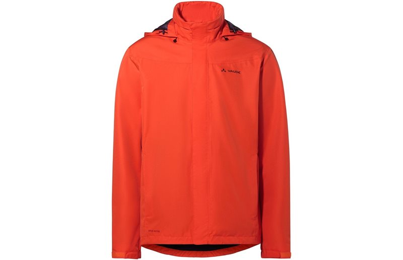 Cykeljakke Vaude Men's Escape Bike Light Jacket Glowing Red