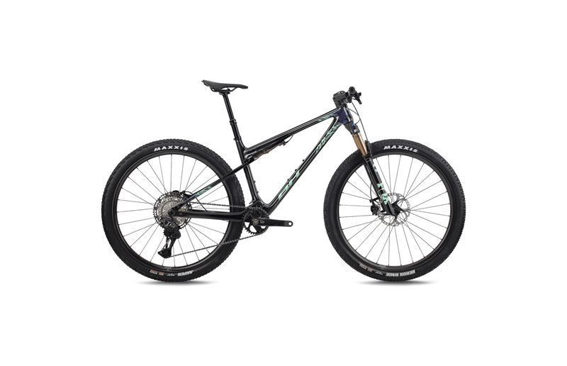 Heldämpad MTB BH Lynx SLS 8.0 Carbon/Light Green/Silver Blue