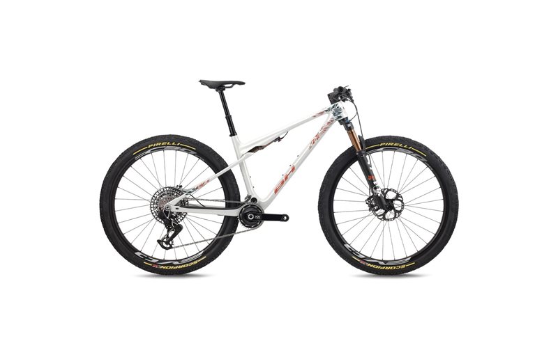 Heldämpad MTB BH Lynx SLS 9.5 White/Oxyde/Dark Green