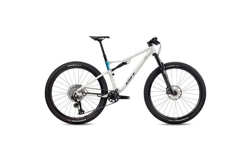 Heldämpad MTB BH Lynx Race 8.5 White/Ocean/Ocean