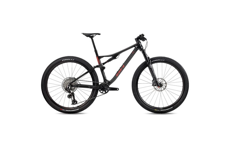 Heldämpad MTB BH Lynx Race 8.5 Black/Red/Red