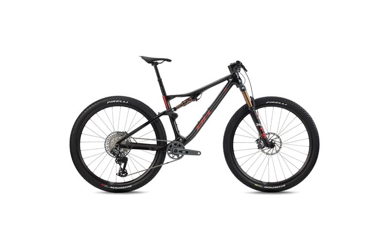 Heldämpad MTB BH Lynx Race 9.0 Black/Red/Red