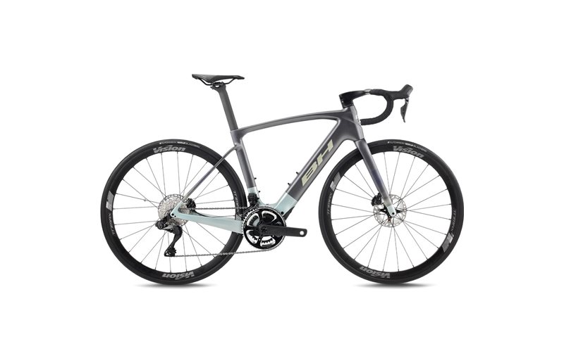 Elcykel Racer BH iRS1 Carbon 1.6 Anthracite/Lime/Sea Blue