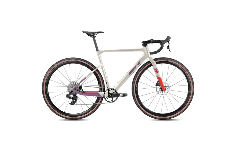 Gravel bike BH Gravelx Evo 4.5 R Pale/Lavanda/Dark Red