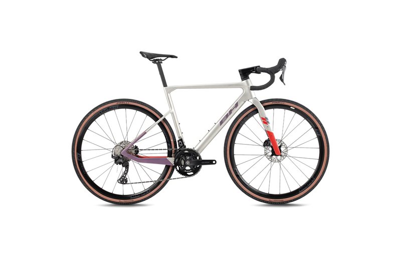 Gravel bike BH Gravelx Evo 5.5 R Pale/Lavanda/Dark Red
