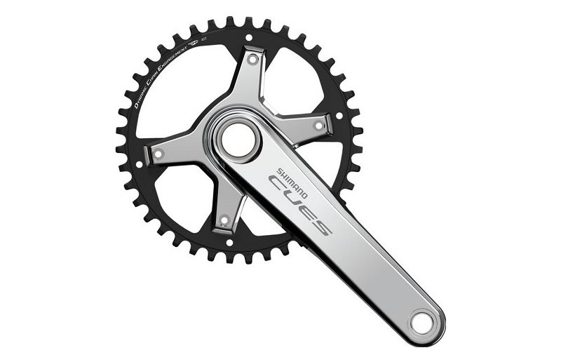 Vevparti Shimano Cues FC-U6030-1 40T utan Kedjeskydd Silver