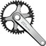 Vevparti Shimano Cues FC-U6030-1 40T utan Kedjeskydd Silver