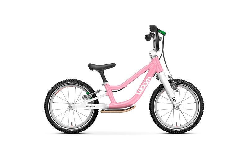 Potkupyörä Woom Go 1 Plus Powder Pink 14"