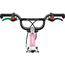 Børnecykel Woom Go 2 Powder Pink 14"