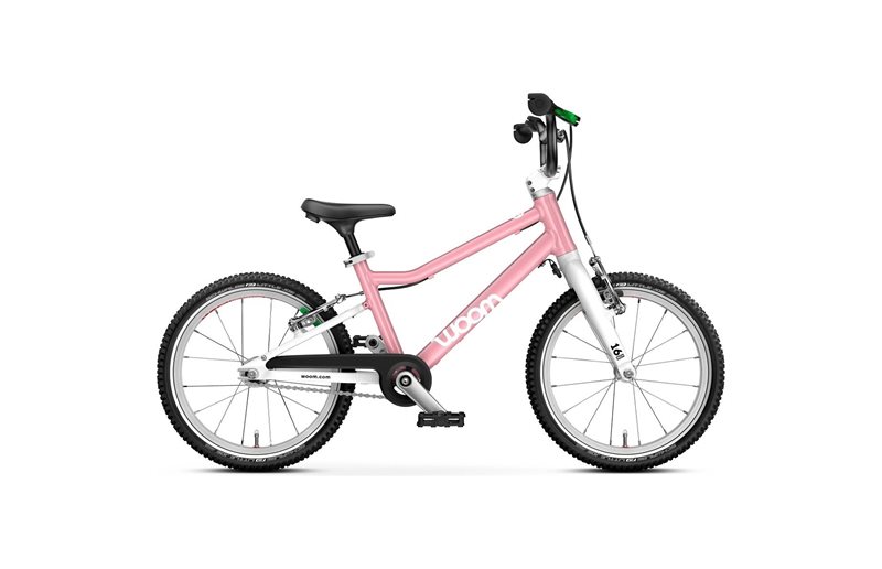 Børnecykel Woom Go 3 Powder Pink 16"