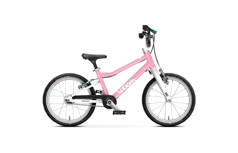 Børnecykel Woom Go 3 Automagic Powder Pink 16"