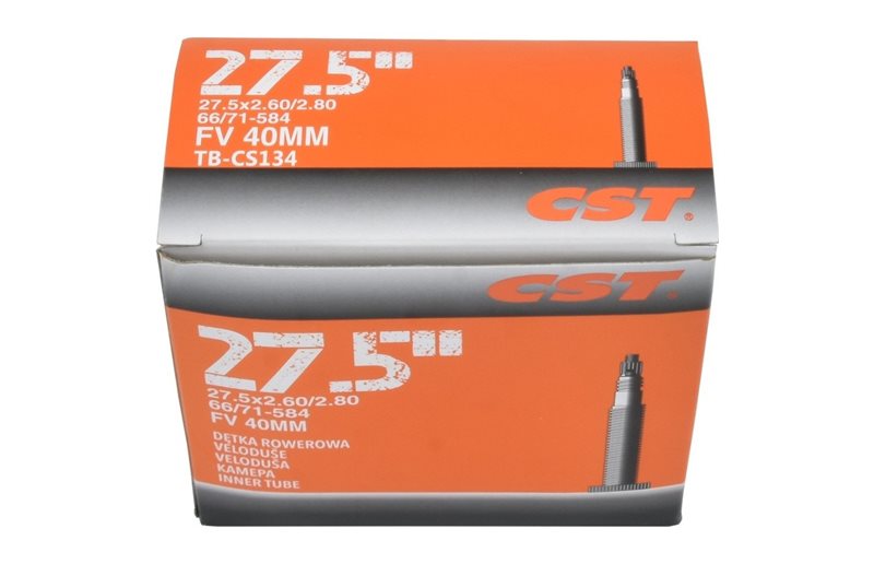 Cykelslang CST 27.5x2.60-2.80 Racerventil 48mm