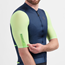 Cykeltröja Rogelli Fast Jersey S/S Men Blue/Lime