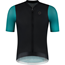 Cykeltröja Rogelli Fast Jersey S/S Men Black/Teal/Green