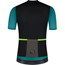 Cykeltröja Rogelli Fast Jersey S/S Men Black/Teal/Green