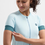 Cykeltröja Rogelli Modesta Jersey S/S Women Light Blue