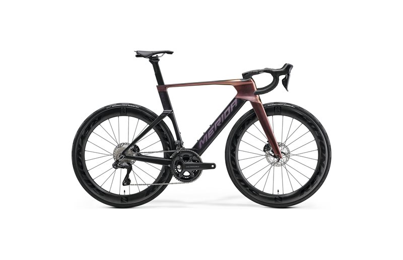 Aero maantiepyörä Merida Reacto 8000 Rainbow Purple/Black